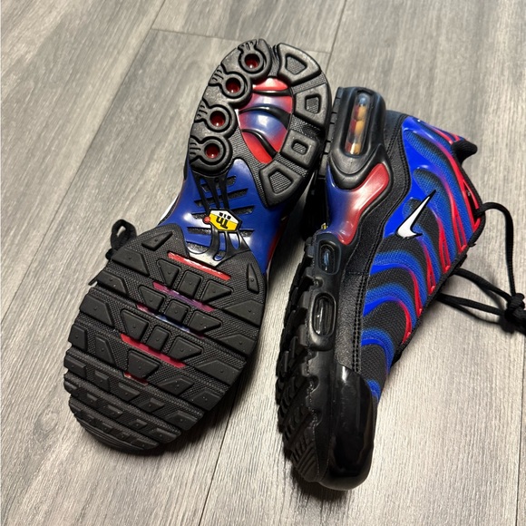 Nike Air Max Plus \'Spider-Man\' Black Blue Red Shoes Men\'s FN7805-001 New main image 6